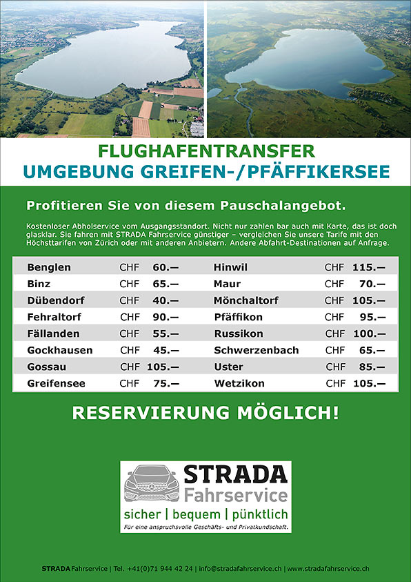 Greifensee Pfäffikersee